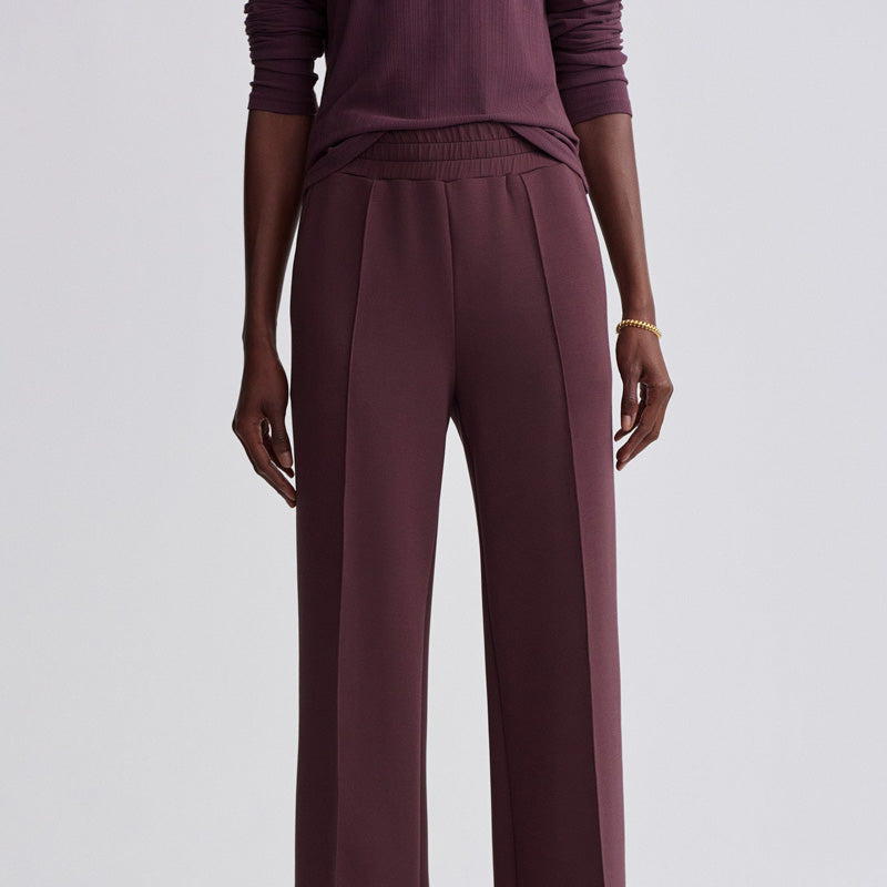 Varley THE WIDE LEG PANT 28 Coffee Bean Marl