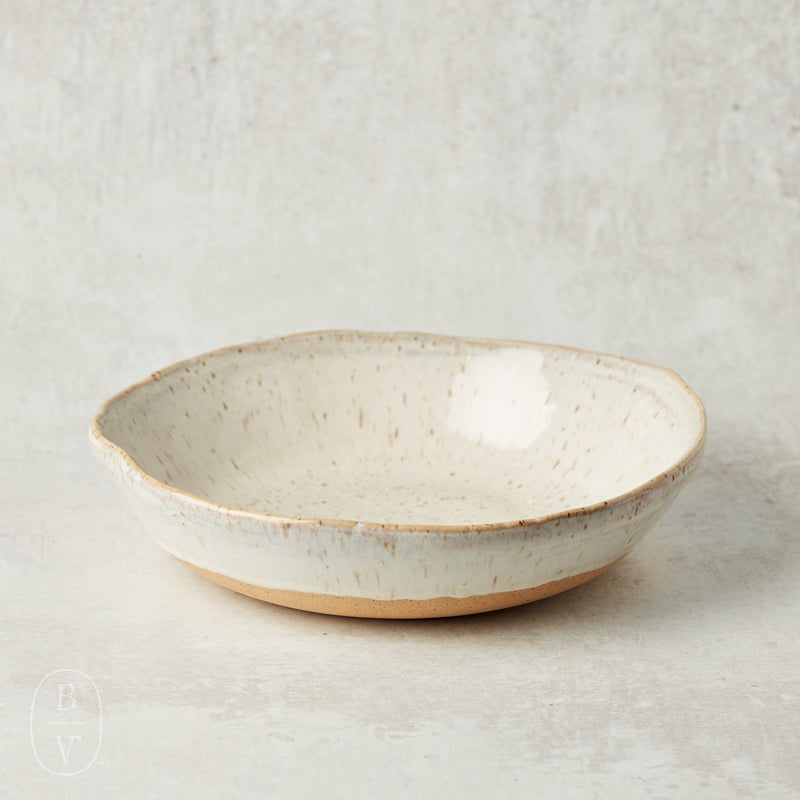 Etta B Pottery DINNER BOWL Chantilly Cream