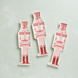 Creative Co-op STONEWARE NUTCRACKER SHAPED PLATE Pink