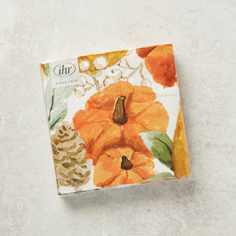 Boston International HARVEST PUMPKINS LUNCHEON NAPKINS