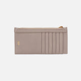 Hobo CARTE CARD CASE Taupe Pebbled Leather