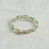 eNewton Design PEARL SINCERITY PATTERN BEAD BRACELET