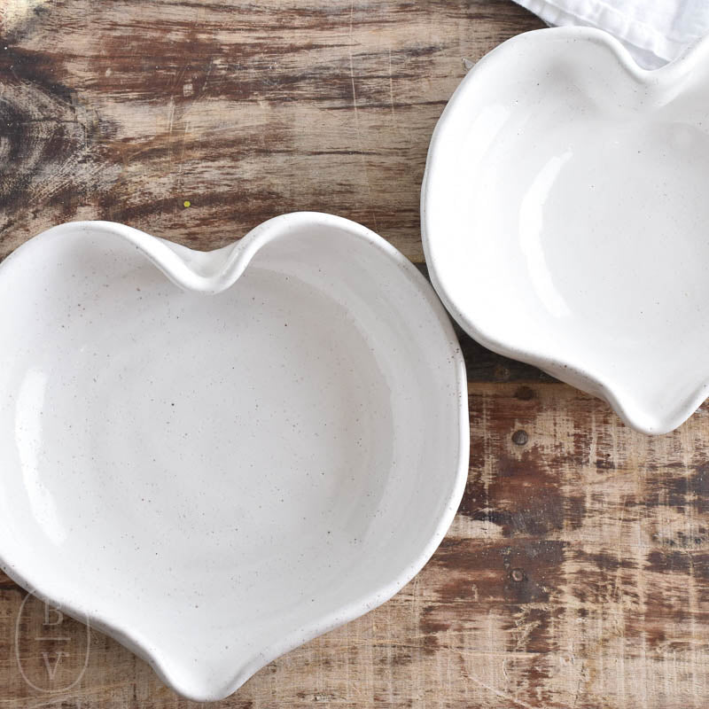 Etta B Pottery NESTING HEART BOWL