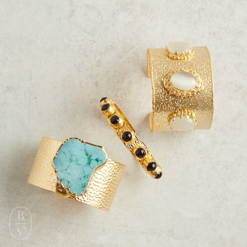 Virtue THE TRINITY LUXE TRIPLE STONE CUFF