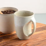 Bloomingville REACTIVE GLAZE STONEWARE CURVED MUG