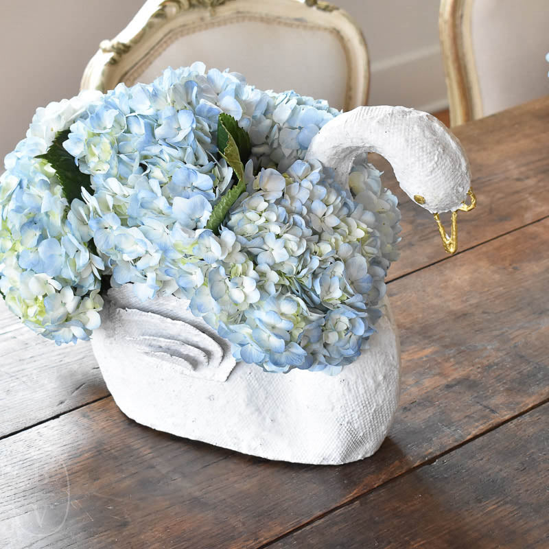 Park Hill Collection METAL AND PAPER MACHE SWAN Large