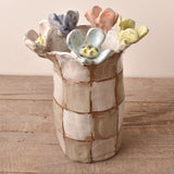 Dixie Pottery VASE NO 2 WITH 5 FLOWERS