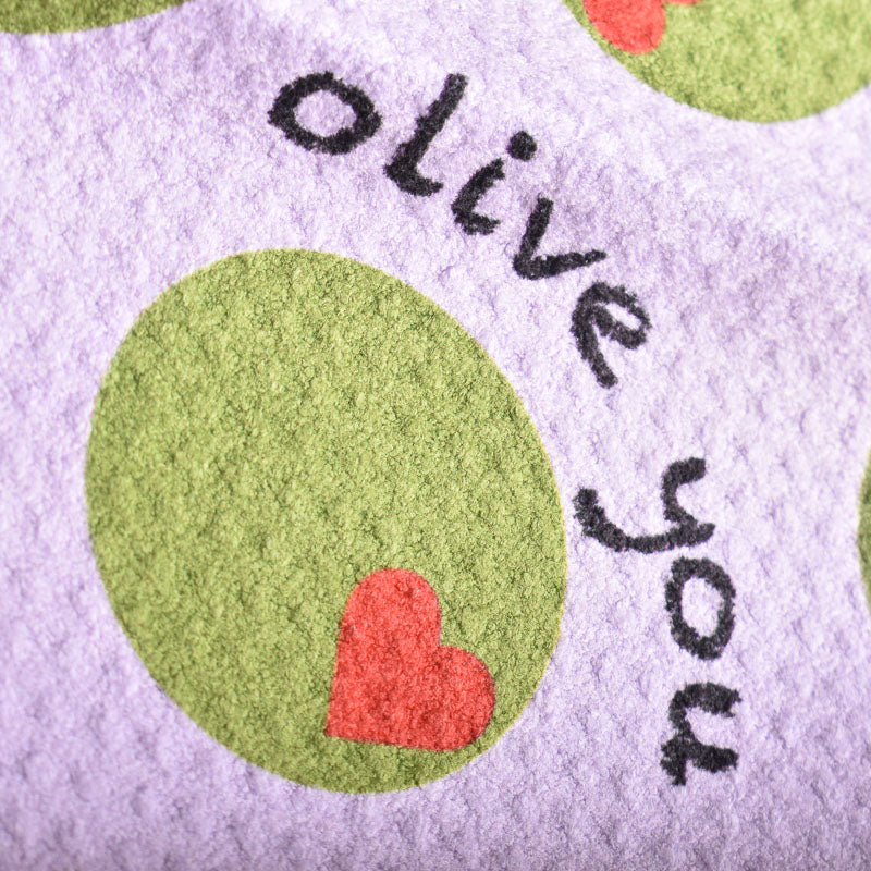 Geometry OLIVE YOU BAR TOWEL