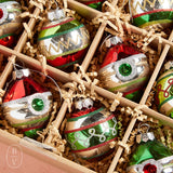 Raz Imports BOX OF VINTAGE 2 INCH ORNAMENTS