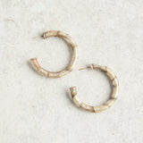 Sheila Fajl CHANTAL HOOPS Burnished Silver 1.75