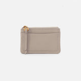 Hobo LUMEN CARD CASE Taupe Pebbled Leather