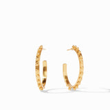 Julie Vos SOHO GOLD HOOP EARRINGS Gold Medium