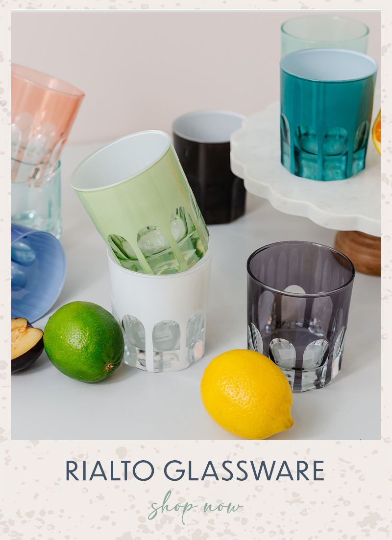 Colorful Rialto Glassware