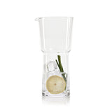 Zodax SKIVE BLOWN GLASS PITCHER Clear