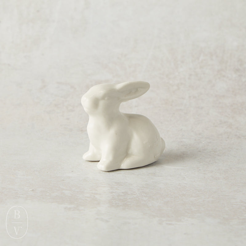 Creative Co-op CERAMIC BUNNY White Style F