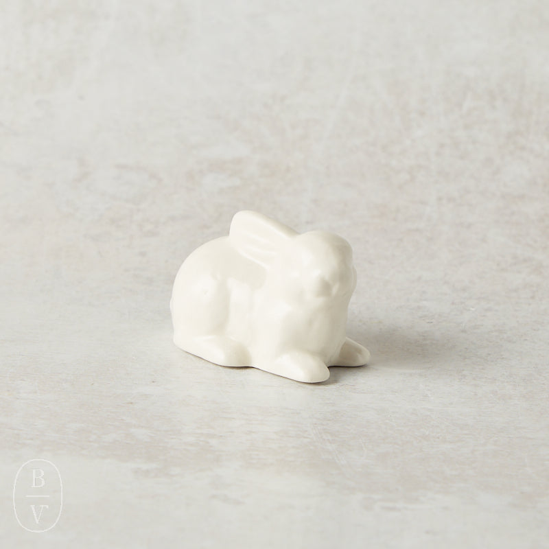 Creative Co-op CERAMIC BUNNY White Style D