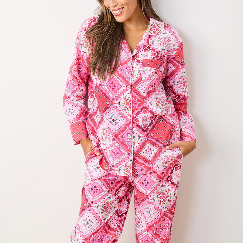 Printfresh VINTAGE VALENTINE LONG SLEEP SET