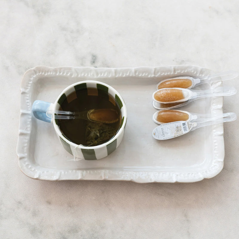 Finch + Fennel GRADE A UNFILTERED CLOVER HONEY FILLED SINGLE USE SPOON