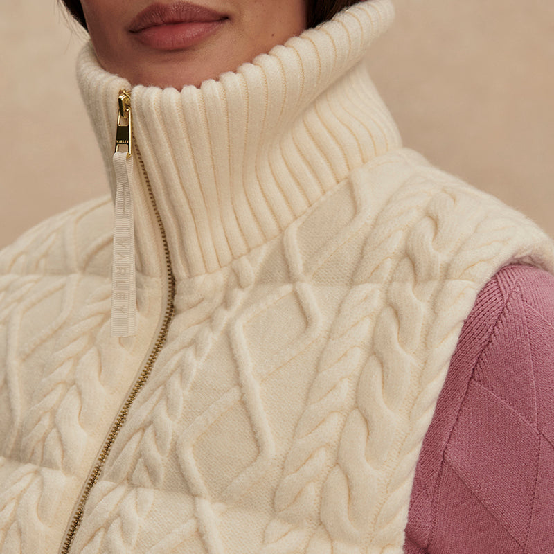 Varley IRINA CABLE KNIT GILET