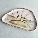 Etta B Pottery SUNSET CALVARY DISH