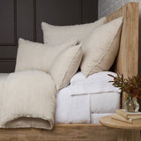 Pom Pom At Home HUNTER BIG PILLOW WITH INSERT Flax