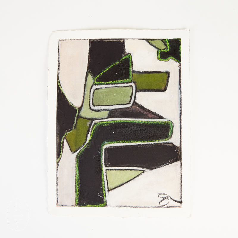 Sally Threlkeld TOO MUCH DOWNTIME SERIES 4 PAINTING
