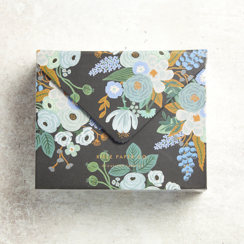 Rifle Paper Co ESSENTIALS CARD BOX SET OF 15 Mixed Florals