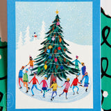 Chronicle Books TREE SKATERS 130PC PUZZLE ORNAMENT