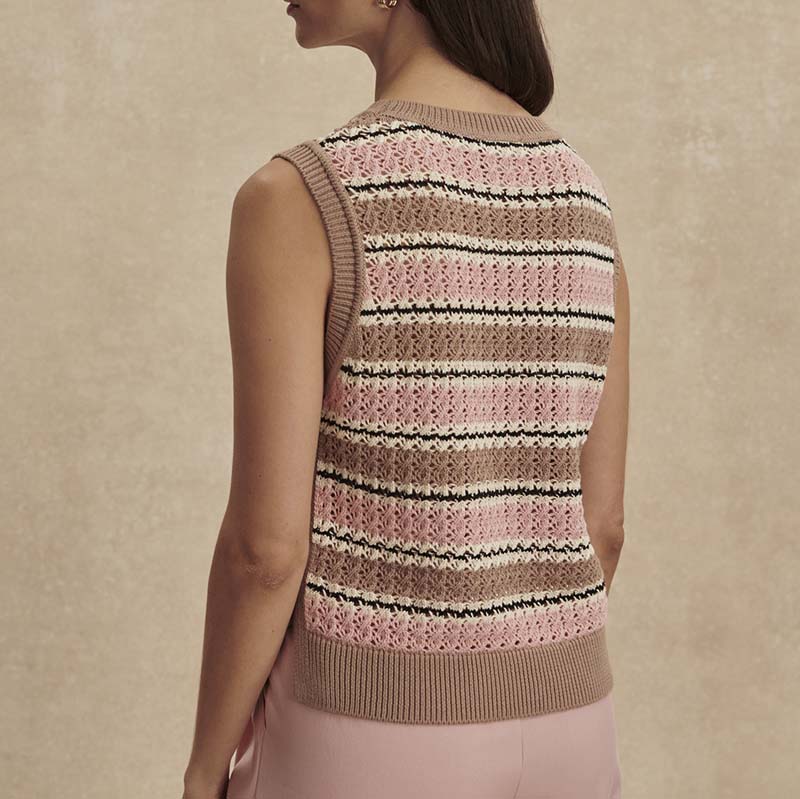 Varley DEELEY STRIPE STITCH TANK