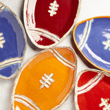 Etta B Pottery TAILGATE FOOTBALL PLATTER