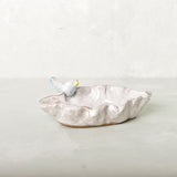 Dixie Pottery TATER DISH WITH BIRD