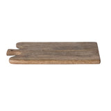 Creative Co-op NATURAL MANGO WOOD CURVED CHEESE BOARD WITH HANDLE