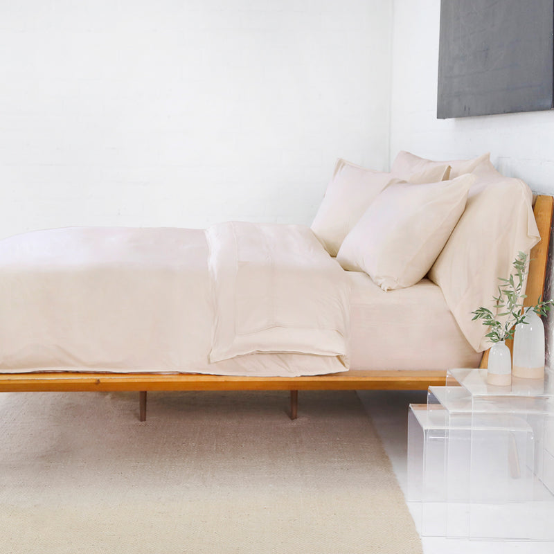 Pom Pom At Home BAMBOO SATEEN SHEET SET Sand