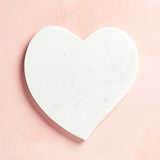 Simon Pearce WHITE HEART MARBLE BOARD