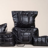 Scout TRIPLE ADVISOR TRAVEL BAG FW26 Black Box Quilted