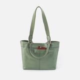 Hobo ROMY MEDIUM TOTE BAG Jade Polished Leather