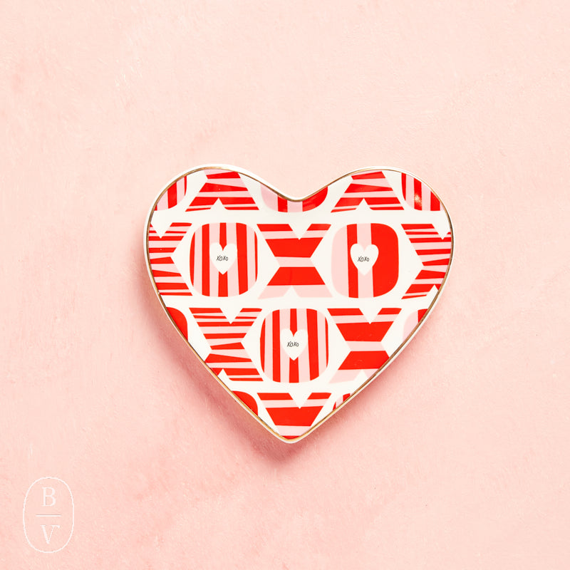 One Hundred 80 Degrees XO HEART PLATE XOXO Full Pattern