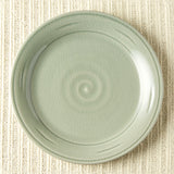 Simon Pearce BELMONT DINNER PLATE Crackle Celadon