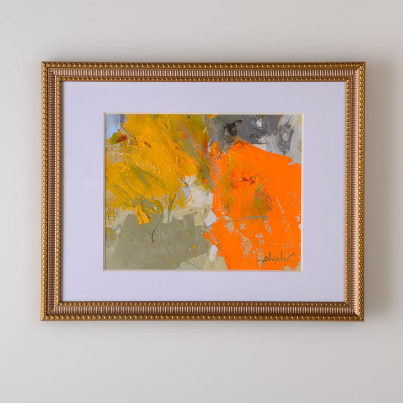 FRAMED PALETTE SERIES 8X10 GOLD BEAD No 5