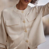 Varley HARTWELL BUTTON THROUGH SWEAT