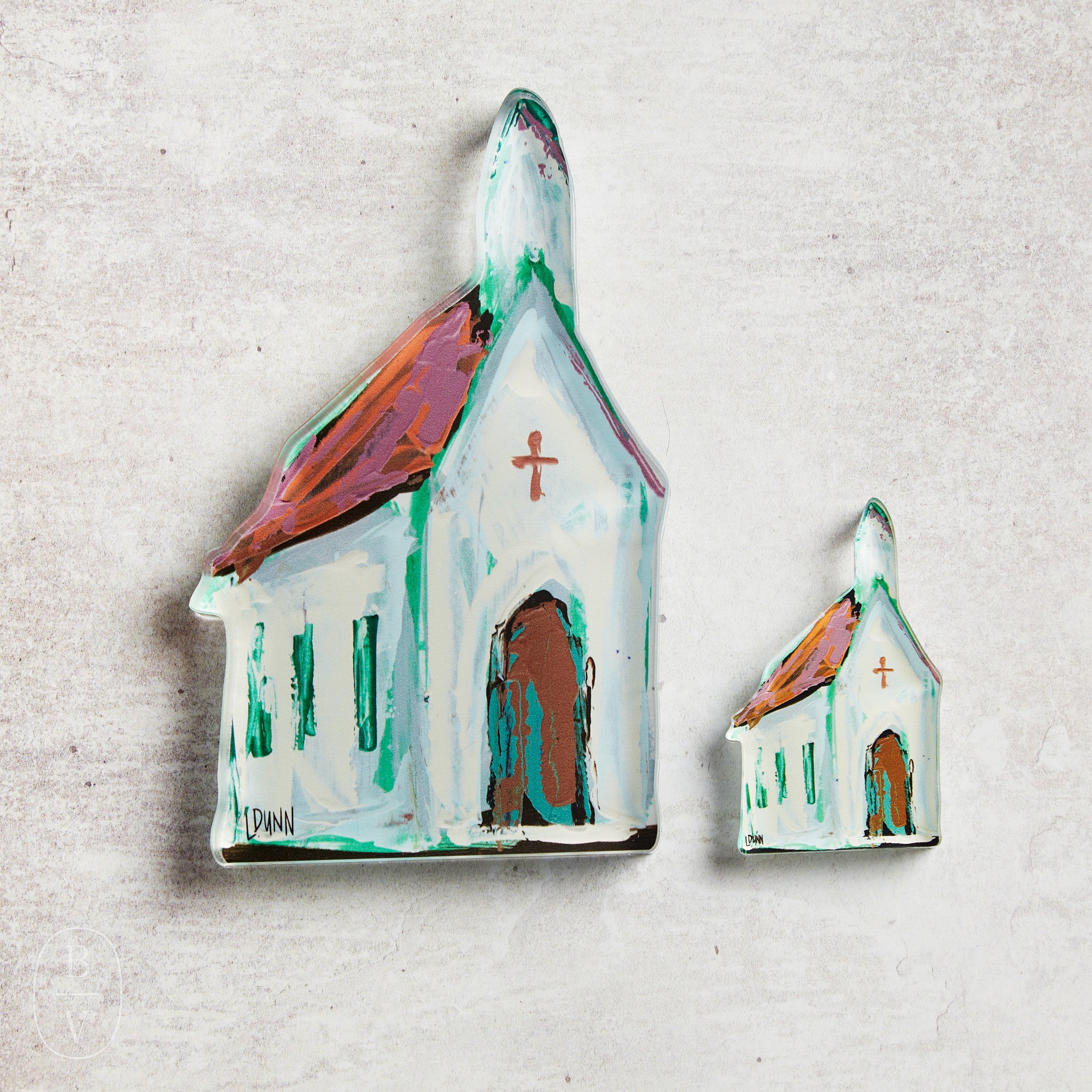 Lauren Dunn ACRYLIC CHURCH BLOCK