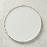 Costa Nova RESONANCE SALAD PLATE White Gold