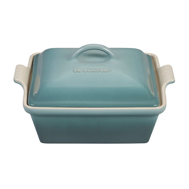 Le Creuset HERITAGE SQUARE CASSEROLE Sea Salt 2.5 QT