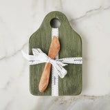 Europe 2 You DUTCH CHEESE BOARD WITH SPREADER Spruce Green Small