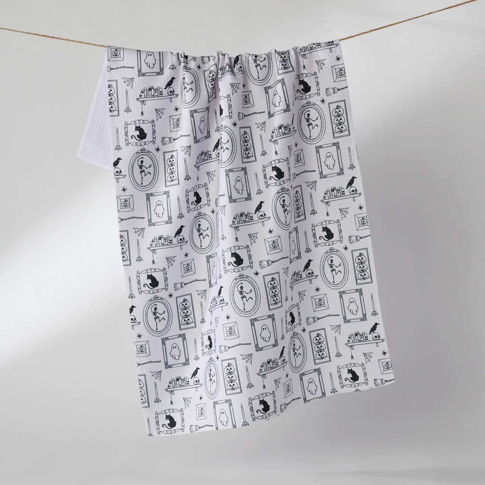 Geometry HAUNTED GALLERY TEA TOWEL