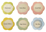 Creative Co-op CRACKLE GLAZE STONEWARE FLOWER TRIVET