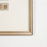 By Lacey MAT FRAMED SQUARE ABSTRACT 2