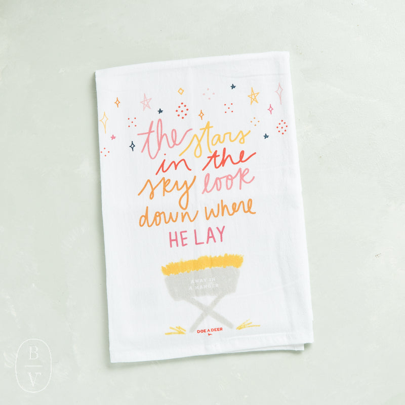 Doe A Deer STARS IN THE SKY SACK TOWEL