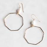 Ellen Hays Jewelry HAMMERED HOOP E238S EARRINGS