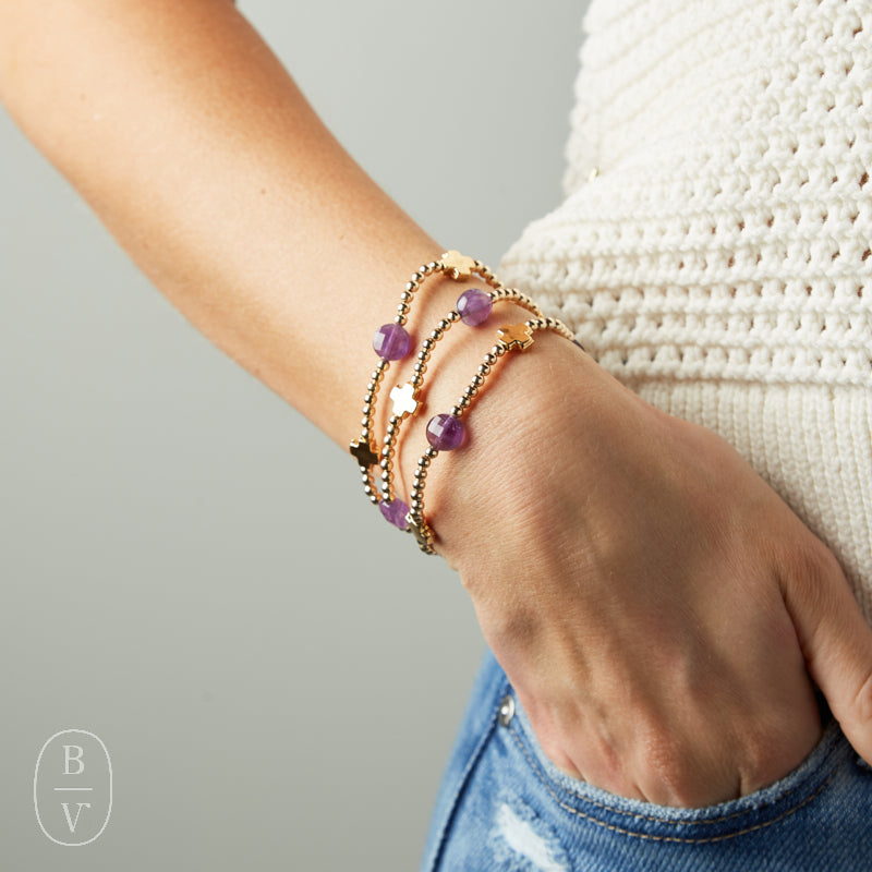 eNewton Design SIGNATURE CROSS ADMIRE PATTERN BRACELET